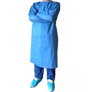 Trusted Blue Non Woven Surgical Gown SMS Patient Gown