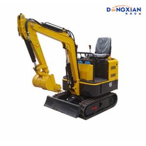 China Mini Excavator 0.8T Small Digger 1 Ton Farming Excavator With Rubber Track on sale