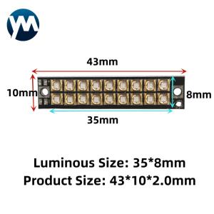 50W Led Uv Lamp Print UV 365nm Module 3535 SMD 120 Degree Uv Ink Drying System