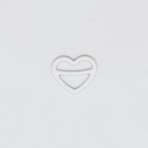 Quality Heart Shape 11mm Bra Adjustment Slides for sale