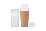 15ml/30ml Customized Color Airless Bottle with Two Double Tubes Skin Care