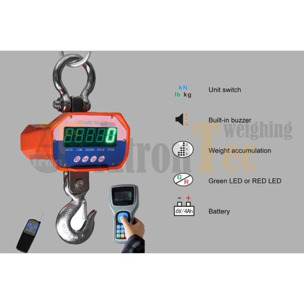Intergrated Load Cell Design Electronic Crane Scale Digital Crane Scale