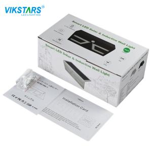 DDP RGB 4pcs Solar Powered Garden Lights Wall SMD3528