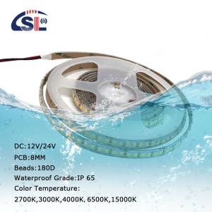 Long Lifespan Waterproof LED Strip Light with 8mm Width and 12000K Color
