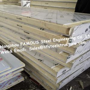 China Fireproof Cold Room Panel And Insulated PU Sandwich Panels For Cold Storage To Keep Fresh on sale