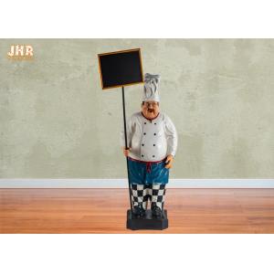 China Polyresin Statue Figurine Big Resin Fat Chef Figurines on sale