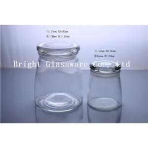 Quality Clear different size glass candle jar for sale