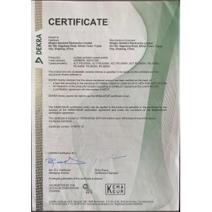 GEMBIRD ELECTRONICS(NINGBO)LIMITED Certifications