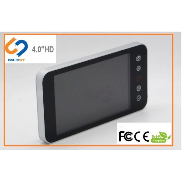 Night Vision Smart Door Peephole / 4.0 Inch Smart Peephole Camera With Door Belling