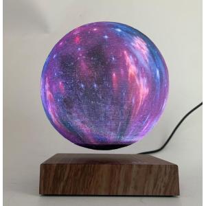 christmas gift promotion magnetic levitation platform starry moon lamp ,