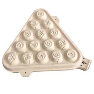 Oilproof Biodegradable Paper Packaging , Protective Molded Pulp Inserts