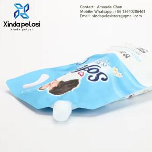 Customized Stand Up Pouch Food Bags For Food Juice Beverages Laundry Detergent