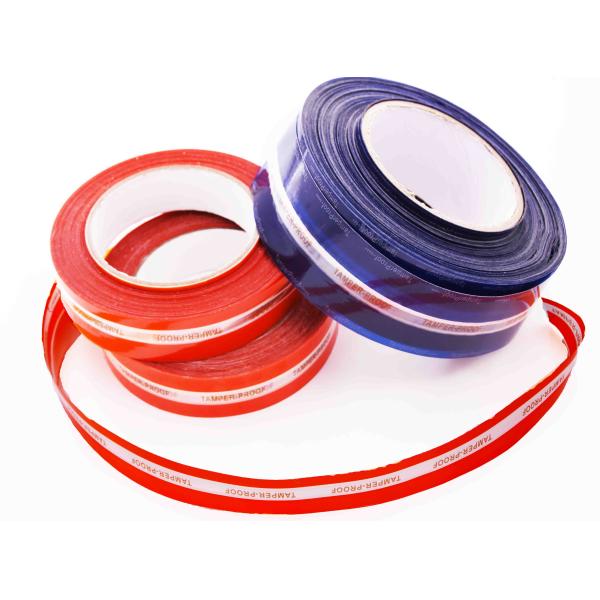 Buy Plastic PET Permanent Tape Seal Tamper Evident Security Bags at wholesale prices