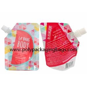 Gravure Printing Stand Up 500ML 1.5L Detergent Nozzle Bag Stand Up Spout Bag For