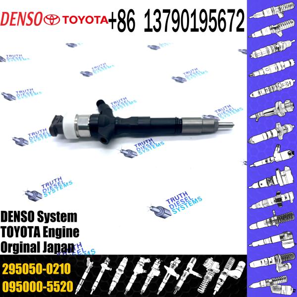 Buy 295050-0470 Common rail fuel injector , 295050-0210 for TOYOTA 1KD-FTV 23670-39255, 23670-30410, 23670-39355 at wholesale prices