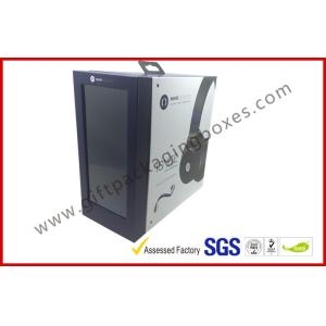 Customized Electronics Packaging Box / Headset Box With Kraft Chipboard