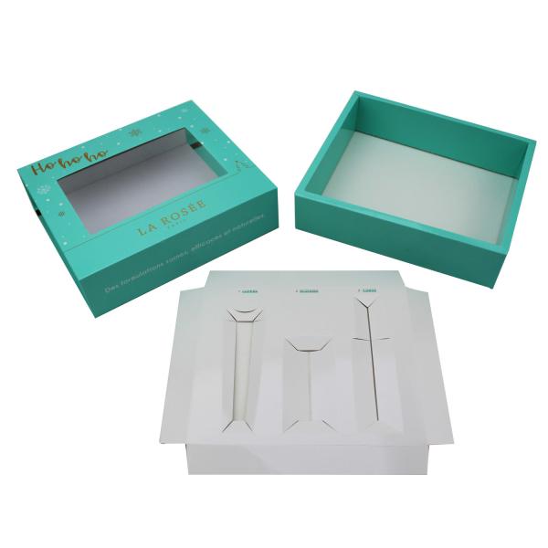 Essential Oil Paper Nail Polish Boxes For Packaging Box With Window Display