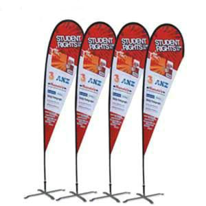 Custom printing Feather Flag Banners for exhibition and promotion