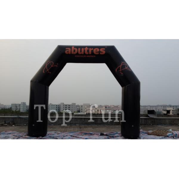 Customized Large Inflatable Black Arch For Advertising With Good Quality From China