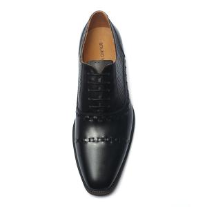 Anti Skid Rubber Outsole Mens Leather Dress Shoes