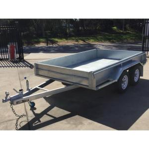 China 10x6 Hot Dipped Galvanized Tandem Trailer 2000KG on sale