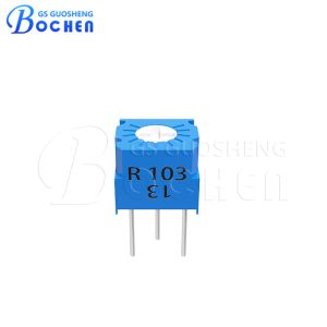 Quality 3323R 0.5W 1/4&quot; Square Single Turn Cermet Trimmer Trimming Potentiometer for sale