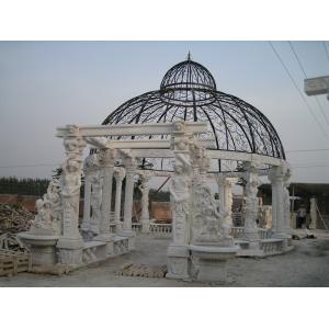 Stone gazebo for garden