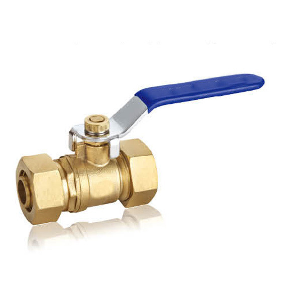 1/2" - 3/4" Lead Free Valves , Lever Operated Brass Ball Valve