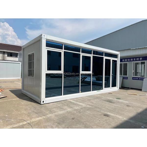 Customized Color 20ft Prefabricated Flat Package Bulk Container Frame House for Migrant Workers on Construction Site