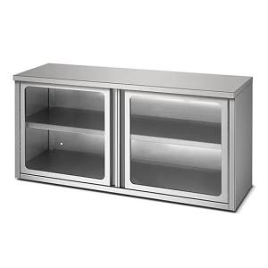 Sliding 1.5m Hanging Kitchen Cabinets With Glass Door