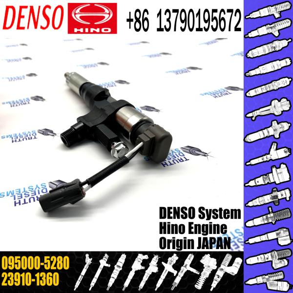 Fuel Injector 095000-5280 For HINO Truck J08E 23910-1360 23670-E0291 23670-E0290