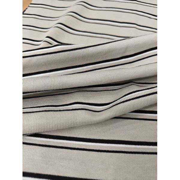 Healthy And dureble And Comfortable Textured Striped Knit Fabric For Casual wear