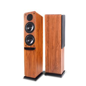 AUX Connectivity High Density Sheet Bookshelf Speakers Delivering Rich Audio