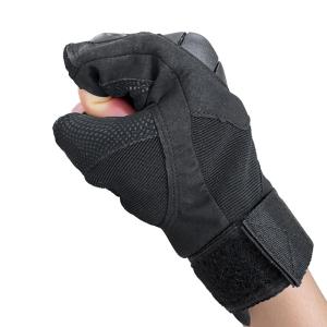 Half-Finger Style Hard Knuckle Gloves for Running and Mountaineering without