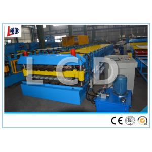 Quality Roof Use Double Deck Roll Forming Machine With Hydraulic Cutting 16mpa Working Pressure for sale