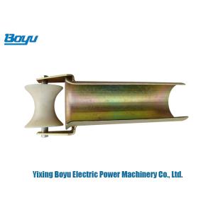 80mm Transmission Line Stringing Tools Electrical Steel Cable Roller