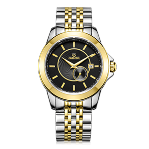 Automatic mechanical movt stainless steel caseback wrist watch for men