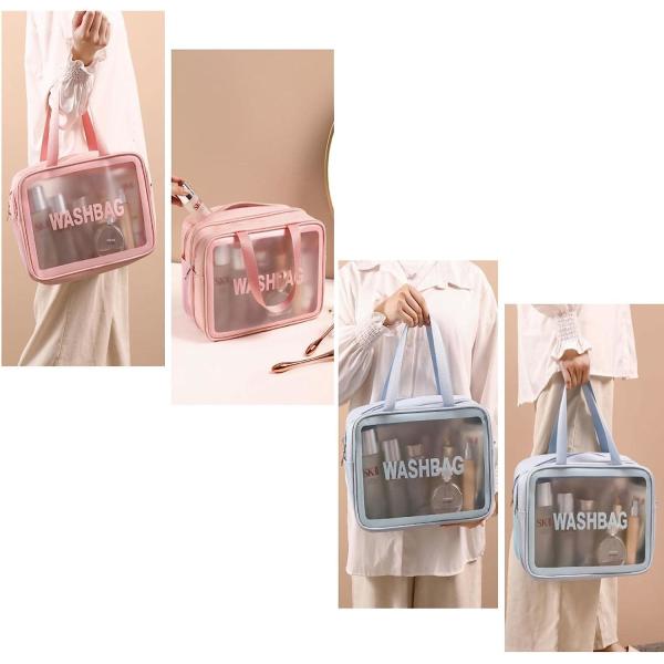 high quality soft waterproof durable tolietry bag with handle