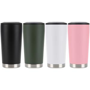 500ml Eco Friendly Stainless Steel Vacuum Flask Wine Tumbler Coffee Mug with Lid