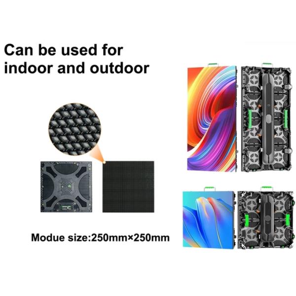 Indoor IP43 Rental Display LED Screen P3.91 P4.81 500x500mm LED Panel 2