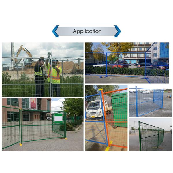 11ga 8ft Height Construction Site Fence Panels With Powder Coated
