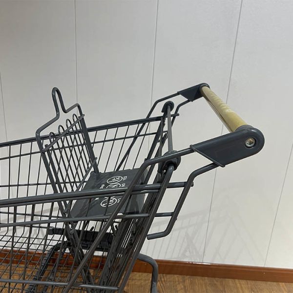 150L Store CE Certificate Elevator Wheel Steel Shopping Cart