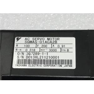 Yaskawa AC SERVO MOTOR 0.91A 100W 0.318 N.m SGMAS-01ACA2B Industrial Servo Motor