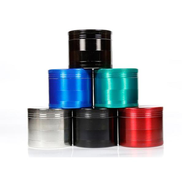 Herb Grinder Metal Zinc Alloy Tobacco Herbal Grinders 4 Layers 40 50 55 63mm
