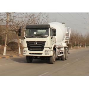 Commercial Concrete Mixer Truck , Concrete Mixer Trailer Euro2 336HP 6X4 LHD