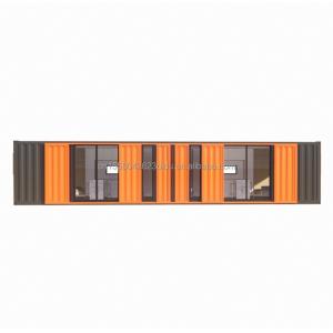 40FT Container Apartment Modular Finished Wooden Houses Customized Color