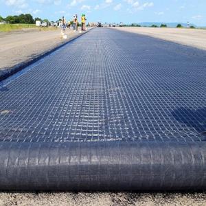 Quality Fiberglass Geogrid CE Fiberglass Geogrid Driveway Asphalt for sale