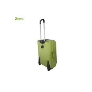 1680D Imitation Nylon Trolley Case Soft Sided Luggage with Two Front Pockets