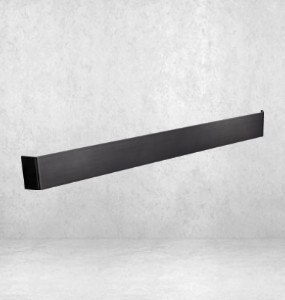 Buy 10X20mm Kitchen Wardrobe Black Matt Stainless Steel Pull Handrails at wholesale prices