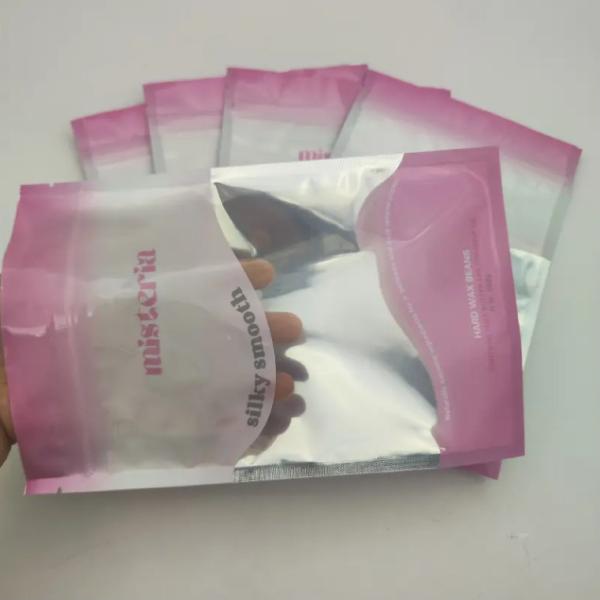 Wholesale Custom Logo Zipper Three-Side Sealing Plastic Pouching Recyclable Pouch Bags Packaging 3 Side Seal Bag